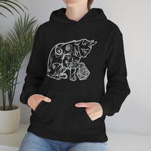 Load image into Gallery viewer, Cat Playing D&D Heavy Blend™ Hooded Sweatshirt
