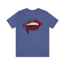 Load image into Gallery viewer, Vampire Lips Jersey Short Sleeve Tee