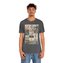 Load image into Gallery viewer, People Getting Stabbed in Medieval Manuscripts Jersey Short Sleeve Tee