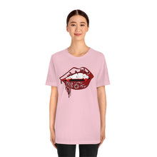 Load image into Gallery viewer, Vampire Lips Jersey Short Sleeve Tee