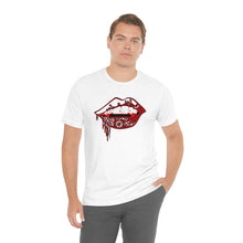Load image into Gallery viewer, Vampire Lips Jersey Short Sleeve Tee