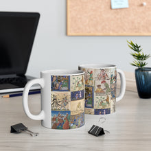 Load image into Gallery viewer, People Getting Stabbed in Medieval Art Ceramic Mug 11oz