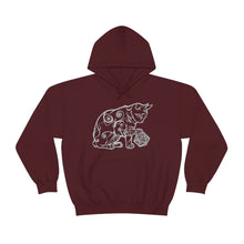 Load image into Gallery viewer, Cat Playing D&D Heavy Blend™ Hooded Sweatshirt