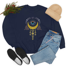 Load image into Gallery viewer, Boho Moon Heavy Blend™ Crewneck Sweatshirt