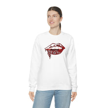 Load image into Gallery viewer, Vampire Lips Heavy Blend™ Crewneck Sweatshirt