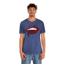 Load image into Gallery viewer, Vampire Lips Jersey Short Sleeve Tee