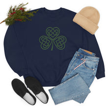 Load image into Gallery viewer, Celtic Shamrock Heavy Blend™ Crewneck Sweatshirt