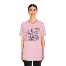 Load image into Gallery viewer, Cat Playing D&D Jersey Short Sleeve Tee