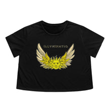 Load image into Gallery viewer, Illuminatio Flowy Cropped Tee