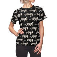 Load image into Gallery viewer, Flaisch Macht Flaisch Cat Women's AOP Tee