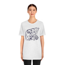 Load image into Gallery viewer, Cat Playing D&D Jersey Short Sleeve Tee