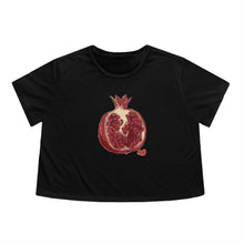 Load image into Gallery viewer, Pomegranate Flowy Cropped Tee