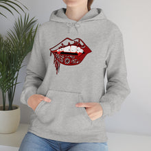 Load image into Gallery viewer, Vampire Lips Heavy Blend™ Hooded Sweatshirt
