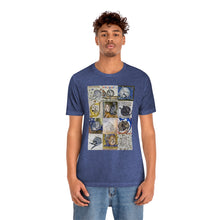 Load image into Gallery viewer, Medieval Cats Licking Their Butts Jersey Short Sleeve Tee