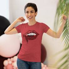 Load image into Gallery viewer, Vampire Lips Slim Fit Triblend Tee