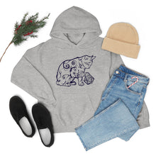 Load image into Gallery viewer, Cat Playing D&D Heavy Blend™ Hooded Sweatshirt