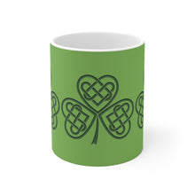 Load image into Gallery viewer, Shamrocks Ceramic Mug 11oz