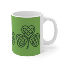 Load image into Gallery viewer, Shamrocks Ceramic Mug 11oz