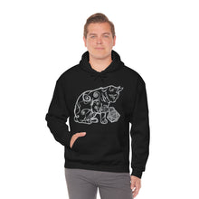 Load image into Gallery viewer, Cat Playing D&D Heavy Blend™ Hooded Sweatshirt