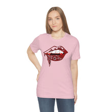 Load image into Gallery viewer, Vampire Lips Jersey Short Sleeve Tee