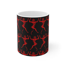 Load image into Gallery viewer, Dancing Demons Ceramic Mug 11oz