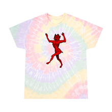 Load image into Gallery viewer, Dancing Demon Tie-Dye Tee, Spiral