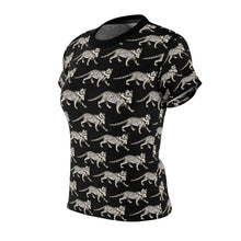 Load image into Gallery viewer, Flaisch Macht Flaisch Cat Women's AOP Tee