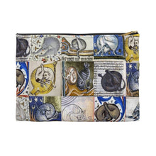 Load image into Gallery viewer, Medieval Cats Licking Their Butts Accessory Pouch
