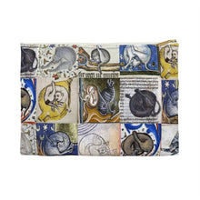 Load image into Gallery viewer, Medieval Cats Licking Their Butts Accessory Pouch