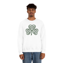 Load image into Gallery viewer, Celtic Shamrock Heavy Blend™ Crewneck Sweatshirt