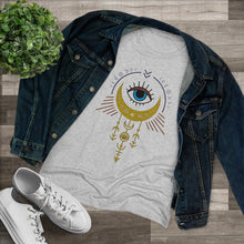 Load image into Gallery viewer, Boho Moon Slim Fit Triblend Tee