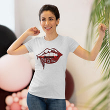 Load image into Gallery viewer, Vampire Lips Slim Fit Triblend Tee
