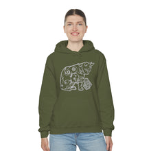 Load image into Gallery viewer, Cat Playing D&D Heavy Blend™ Hooded Sweatshirt