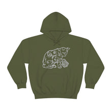Load image into Gallery viewer, Cat Playing D&D Heavy Blend™ Hooded Sweatshirt