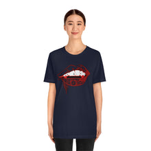 Load image into Gallery viewer, Vampire Lips Jersey Short Sleeve Tee