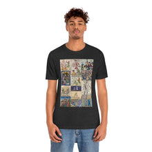 Load image into Gallery viewer, People Getting Stabbed in Medieval Manuscripts Jersey Short Sleeve Tee