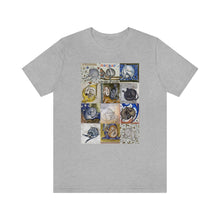 Load image into Gallery viewer, Medieval Cats Licking Their Butts Jersey Short Sleeve Tee