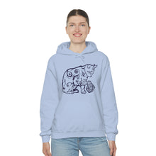 Load image into Gallery viewer, Cat Playing D&D Heavy Blend™ Hooded Sweatshirt
