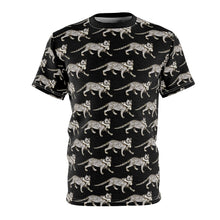 Load image into Gallery viewer, Flaisch Macht Flaisch Cat AOP Tee