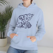 Load image into Gallery viewer, Cat Playing D&D Heavy Blend™ Hooded Sweatshirt