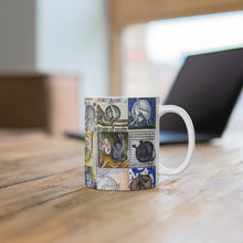 Load image into Gallery viewer, Medieval Cats Licking Their Butts Ceramic Mug 11oz