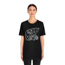Load image into Gallery viewer, Cat Playing D&D Jersey Short Sleeve Tee