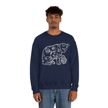 Load image into Gallery viewer, Cat Playing D&D Heavy Blend™ Crewneck Sweatshirt