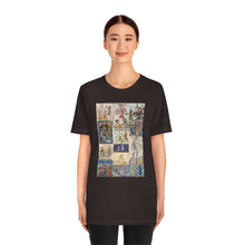 Load image into Gallery viewer, People Getting Stabbed in Medieval Manuscripts Jersey Short Sleeve Tee
