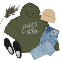 Load image into Gallery viewer, Cat Playing D&D Heavy Blend™ Hooded Sweatshirt