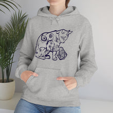 Load image into Gallery viewer, Cat Playing D&D Heavy Blend™ Hooded Sweatshirt