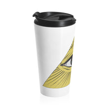 Load image into Gallery viewer, Illuminati Eye Stainless Steel Travel Mug