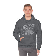 Load image into Gallery viewer, Cat Playing D&D Heavy Blend™ Hooded Sweatshirt
