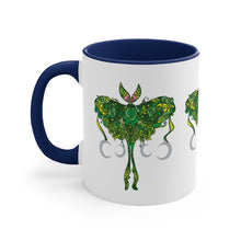 Load image into Gallery viewer, Luna Moth Accent Coffee Mug, 11oz