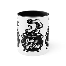 Load image into Gallery viewer, Drink Up Witches Accent Coffee Mug, 11oz
